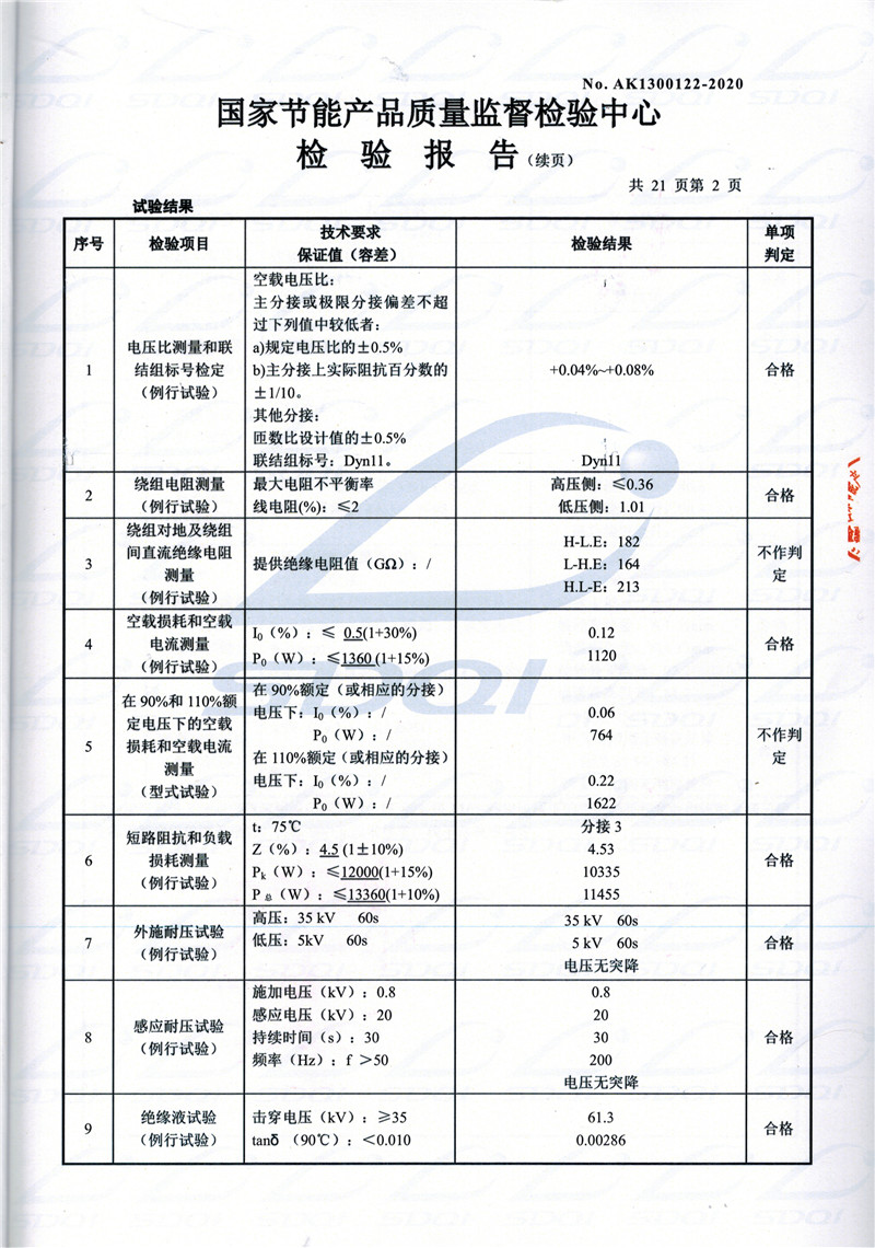 高低压试验报告-S11-1250大化大化大化油浸式变压器-2.jpg